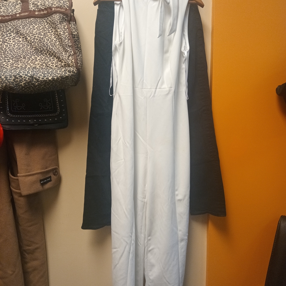 Calvin Klein Collection White Jumpsuit